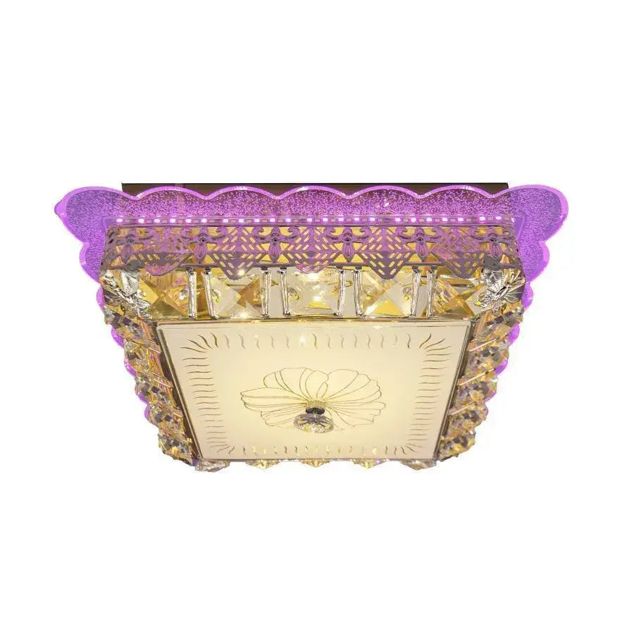 Crystal LED chandelier ANAIDA RGB 20W, 3000K / 4000K / 6000K, Gold LED chandeliers with remote control Default Title Alessandro Design