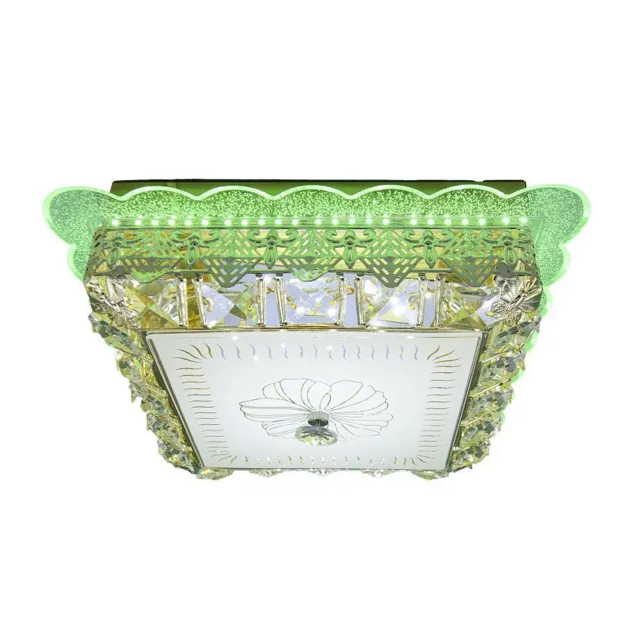 Crystal LED chandelier ANAIDA RGB 20W, 3000K / 4000K / 6000K, Gold LED chandeliers with remote control Default Title Alessandro Design