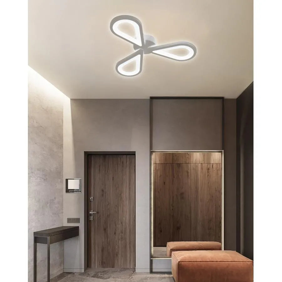 LED Chandelier AURALIUS 18W, 3 Petals, Neutral light, 4000K, White Applied LED Chandeliers Default Title Alessandro Design