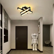 LED Chandelier CADE 34W, 4 Elements, Linear, Cold/Warm/Neutral light, Black Applied LED Chandeliers Default Title Alessandro Design
