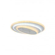 LED chandelier NEXA 3D 36W, Oval, Cold/Warm/Neutral light, White