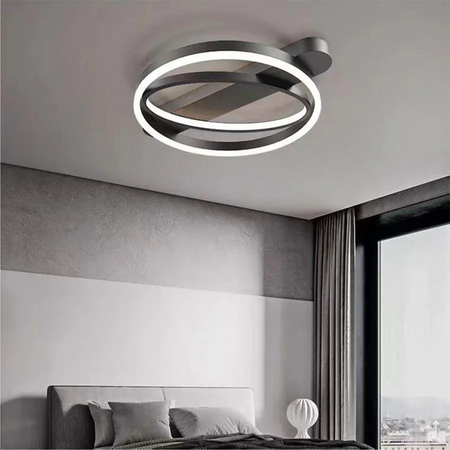 LED chandelier with remote control CERELIS 90W, Cold/Warm/Neutral light, Dimmable, Black LED chandeliers with remote control Default Title Alessandro Design