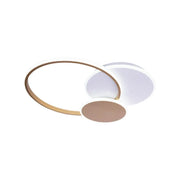 LED Chandelier with Remote Control KILLIAN 46W, 3 Circles, Cold/Warm/Neutral Light 3000K/4000K/6000K, Dimmable, Gold White LED Chandeliers with Remote Control Default Title Alessandro Design
