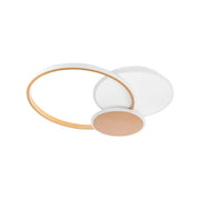 LED Chandelier with Remote Control KILLIAN 46W, 3 Circles, Cold/Warm/Neutral Light 3000K/4000K/6000K, Dimmable, Gold White LED Chandeliers with Remote Control Default Title Alessandro Design