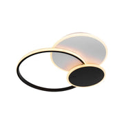 LED Chandelier with remote control KILLIAN 46W, 3 Circles, Cold/Warm/Neutral light, Dimmable, Black LED Chandeliers with Remote Control Default Title Alessandro Design