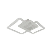 LED chandelier with remote control FARYDA 120W, 3 Squares, Cold/Warm/Neutral light, Dimmable, White