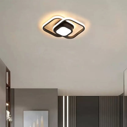 DUOFORM LED Chandelier, 21W, 3 Squares, Cold/Warm/Neutral light, Black LED Chandeliers Default Title Alessandro Design