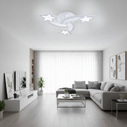 LED chandelier with remote control IPOMOEA 51W, 3 Stars, Cold/Warm/Neutral light, Dimmable, White LED chandelier with remote control Default Title Alessandro Design