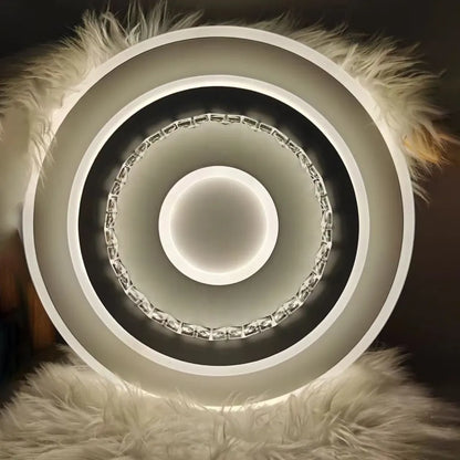 LED Chandelier DOLIANA 70W, Diameter 50cm, Cold/Warm/Neutral light, White LED Chandeliers Default Title Alessandro Design