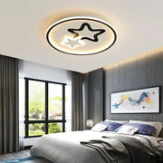 LED chandelier with remote control EMELIANA 57W, Star, Cold/Warm/Neutral light, Dimmable, Black LED chandeliers with remote control Default Title Alessandro Design