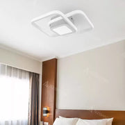 DUOFORM LED Chandelier 21W, 3 Squares, Cold/Warm/Neutral light, White Applied LED Chandeliers Default Title Alessandro Design