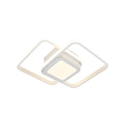 DUOFORM LED Chandelier 21W, 3 Squares, Cold/Warm/Neutral light, White Applied LED Chandeliers Default Title Alessandro Design