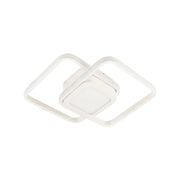 DUOFORM LED Chandelier 21W, 3 Squares, Cold/Warm/Neutral light, White Applied LED Chandeliers Default Title Alessandro Design