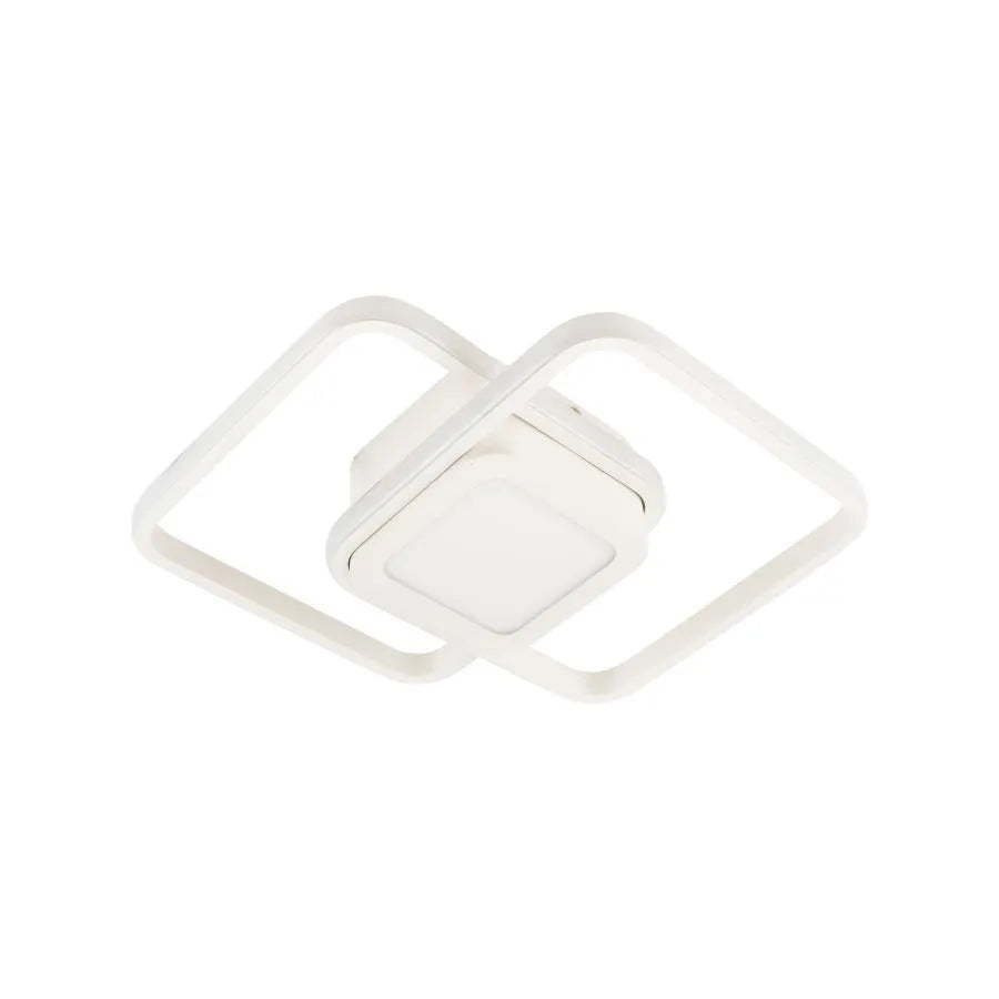 DUOFORM LED Chandelier 21W, 3 Squares, Cold/Warm/Neutral light, White Applied LED Chandeliers Default Title Alessandro Design