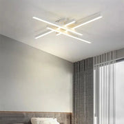 LED chandelier with remote control MORA 80W, 4 Elements, Linear, Cold/Warm/Neutral light, Dimmable, White LED chandelier with remote control Default Title Alessandro Design