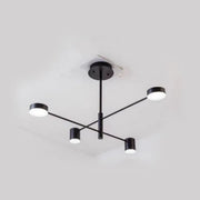 GALIOS LED Chandelier 48W, 4 Elements, Cold/Warm/Neutral light, Black Modern Chandeliers Default Title Alessandro Design