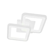 GIANI LED ceiling light 26W, 2 Squares, Cold/Warm/Neutral light, White