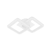 GIANI LED ceiling light 26W, 2 Squares, Cold/Warm/Neutral light, White
