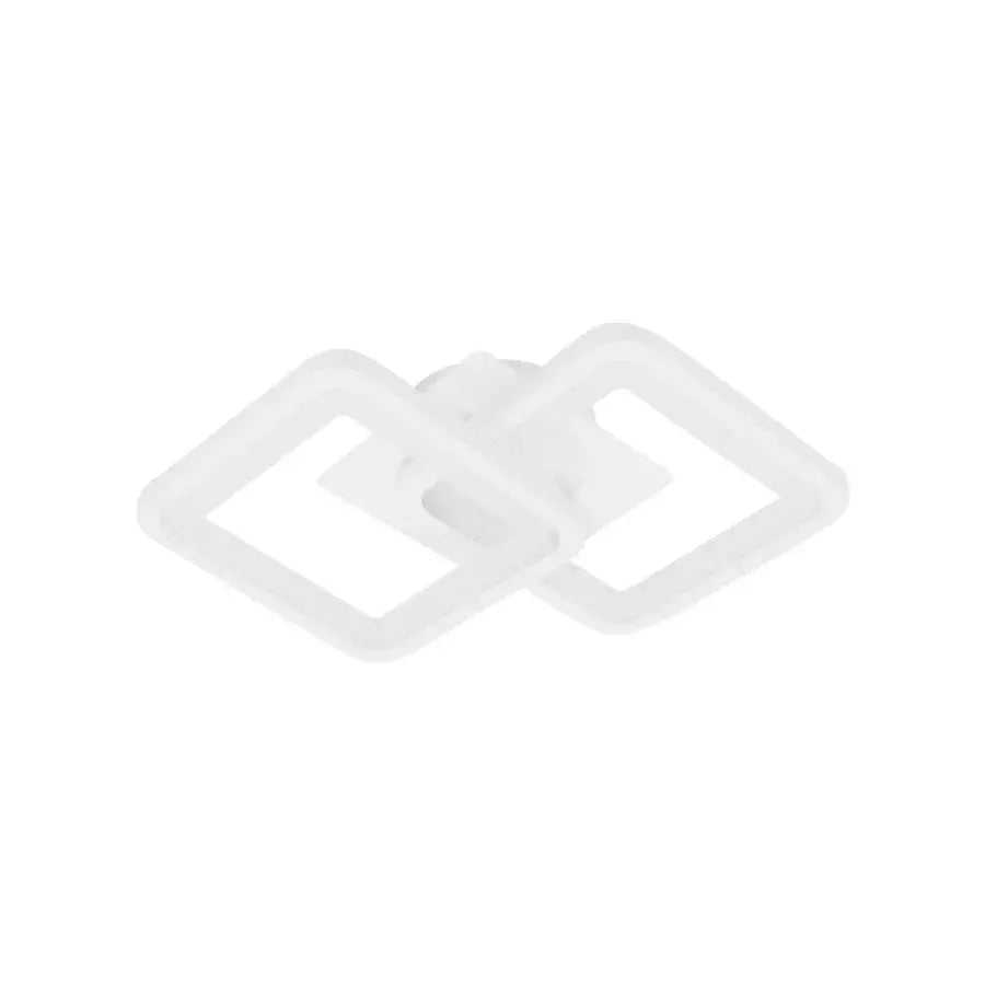 GIANI LED ceiling light 26W, 2 Squares, Cold/Warm/Neutral light, White