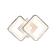 GIANI LED ceiling light 26W, 2 Squares, Cold/Warm/Neutral light, White