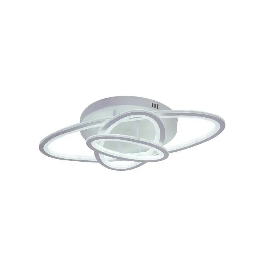 LED chandelier with remote control TIANA 78W, 3 Ellipse, Cold/Warm/Neutral light, Dimmable, White LED chandelier with remote control Default Title Alessandro Design