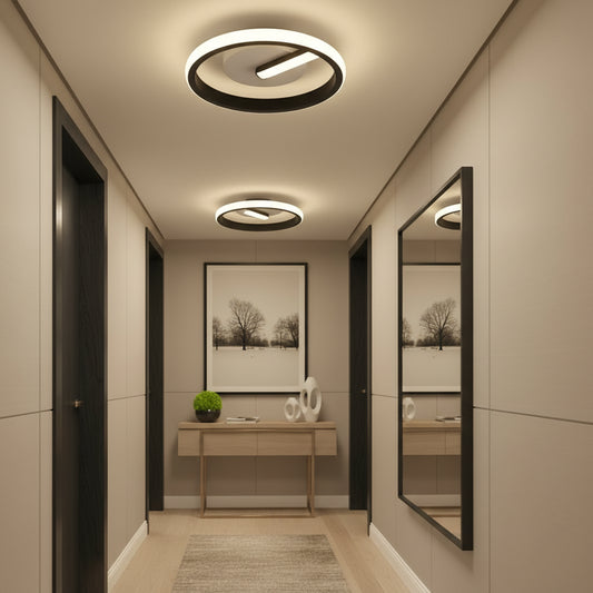LED Chandelier VICTORIA 19W, Round, Cold/Warm/Neutral light, Black, White Applied LED Chandeliers Default Title Alessandro Design