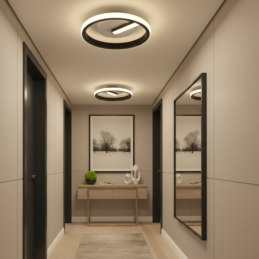 LED Chandelier VICTORIA 19W, Round, Cold/Warm/Neutral light, Black, White Applied LED Chandeliers Default Title Alessandro Design