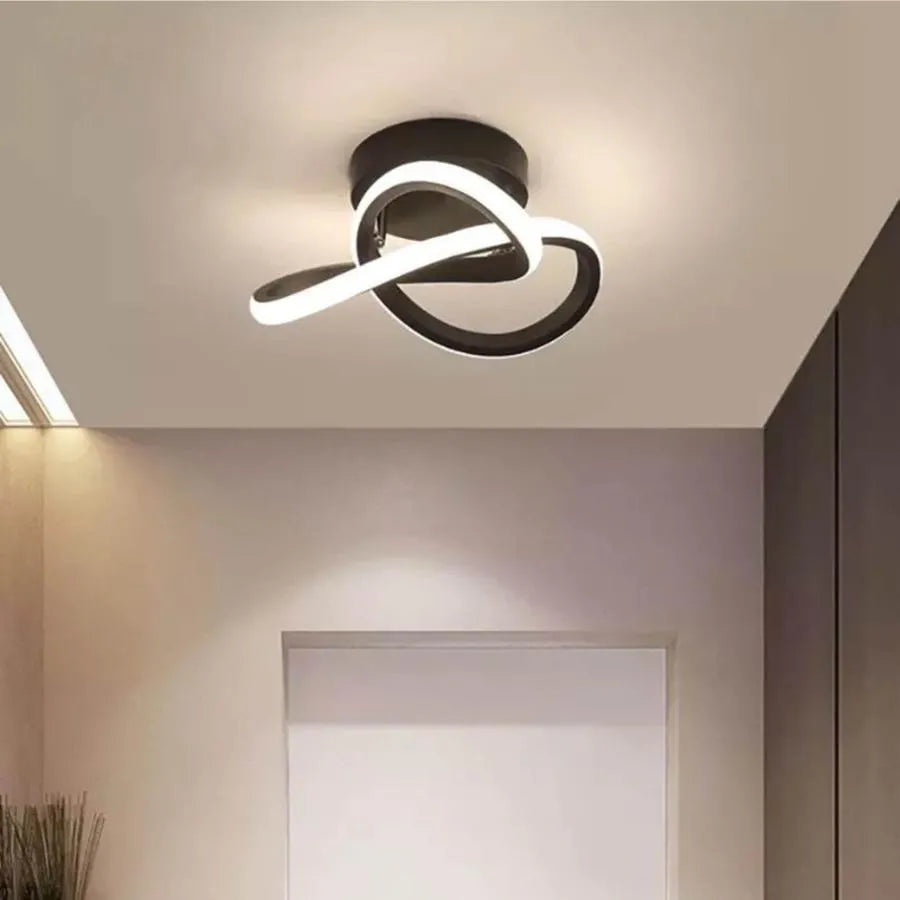 LED Chandelier VERTEX Flow 24W, Diameter 25cm, Cold/Warm/Neutral light, Black Applied LED Chandeliers Default Title Alessandro Design