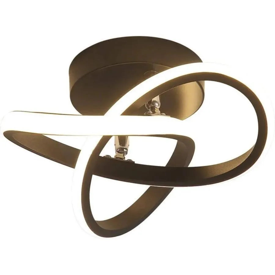 LED Chandelier VERTEX Flow 24W, Diameter 25cm, Cold/Warm/Neutral light, Black Applied LED Chandeliers Default Title Alessandro Design