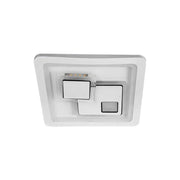 LED Chandelier KEREN 33W, Square, Cold/Warm/Neutral light 3000K/4000K/6000K, White, Metal and Acrylic LED Chandeliers Default Title Alessandro Design