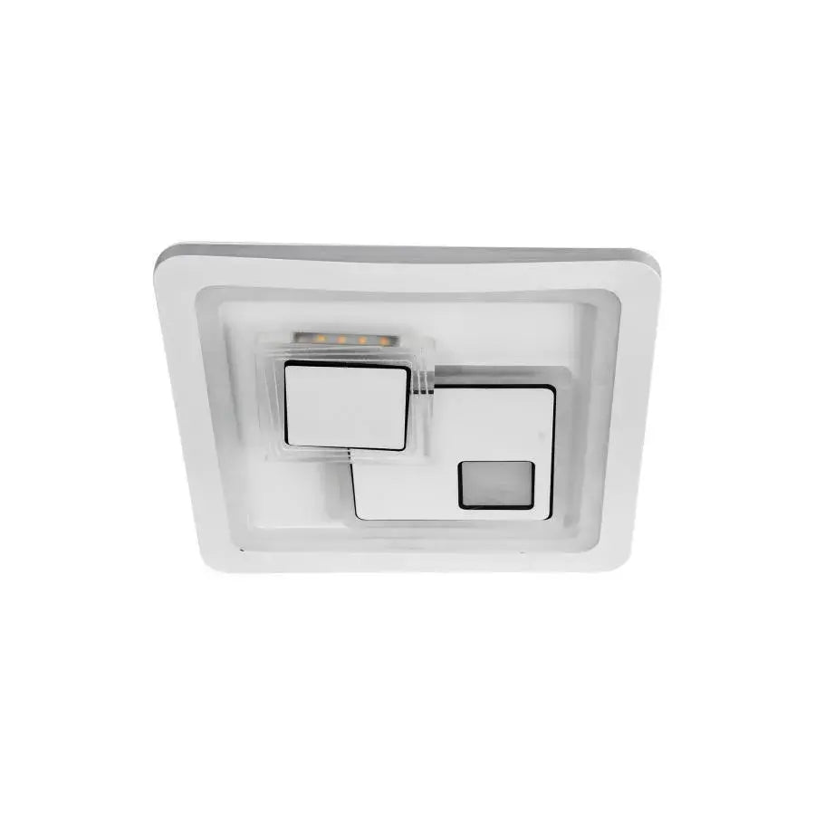 LED Chandelier KEREN 33W, Square, Cold/Warm/Neutral light 3000K/4000K/6000K, White, Metal and Acrylic LED Chandeliers Default Title Alessandro Design