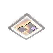 LED Chandelier KEREN 33W, Square, Cold/Warm/Neutral light 3000K/4000K/6000K, White, Metal and Acrylic LED Chandeliers Default Title Alessandro Design