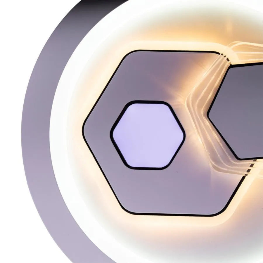 LED Chandelier KATHLEEN RGB 16W, Warm/Neutral light, White Applied LED Chandeliers Default Title Alessandro Design