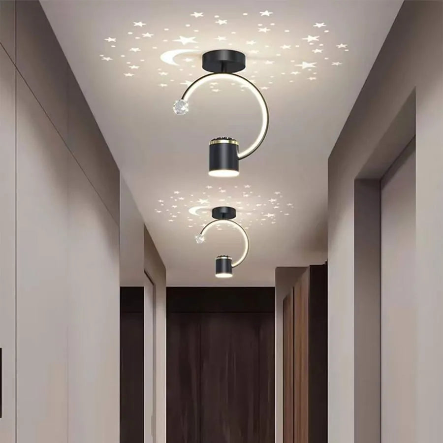 LED Chandelier KENYA 34W, Cold/Warm/Neutral light, Black LED Chandelier Default Title Alessandro Design