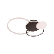 LED Chandelier with remote control KILLIAN 80W, 4 Circles, Cold/Warm/Neutral light, Dimmable, Black White LED Chandeliers with Remote Control Default Title Alessandro Design