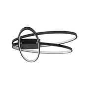 LED chandelier with remote control ORBITA 74W, 3 Elements, Oval, Cold/Warm/Neutral light, Dimmable, Black LED chandeliers with remote control Default Title Alessandro Design