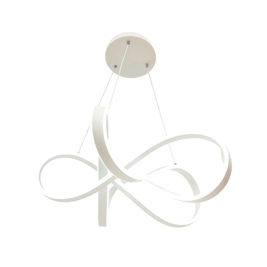 Suspended LED chandelier with remote control INFINITY HALO 69W, Cold/Warm/Neutral light, Dimmable, White, Height Adjustable LED Chandeliers with Remote Control Default Title Alessandro Design