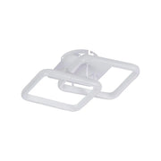 LED chandelier LILIA 20W, 2 Squares, Cold/Warm/Neutral light, White
