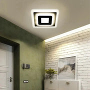LED Chandelier MORNIKA 14W, Diameter 25cm, Square, Neutral light, White LED Chandelier Default Title Alessandro Design