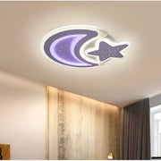 LED chandelier with remote control CORALIA 90W, Moon and Star, Cold/Warm/Neutral light Dimmable White LED chandeliers with remote control Default Title Alessandro Design