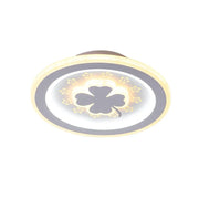 CLOVER LED RGB PINK 24W chandelier, Cold/Warm/Neutral light, White Default Title Alessandro Design