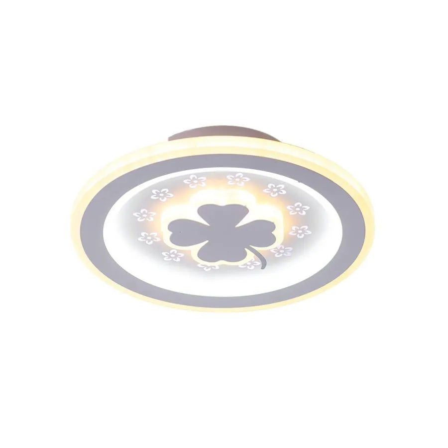 CLOVER LED RGB PINK 24W chandelier, Cold/Warm/Neutral light, White Default Title Alessandro Design