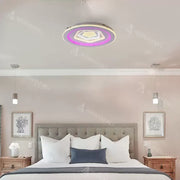LED chandelier with remote control MEIRA RGB, 180W, Cold/Warm/Neutral light, Dimmable, White LED chandeliers with remote control Default Title Alessandro Design