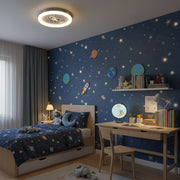 LED chandelier ROCKET 49W, Diameter 49cm, Cold/Warm/Neutral light, White Blue