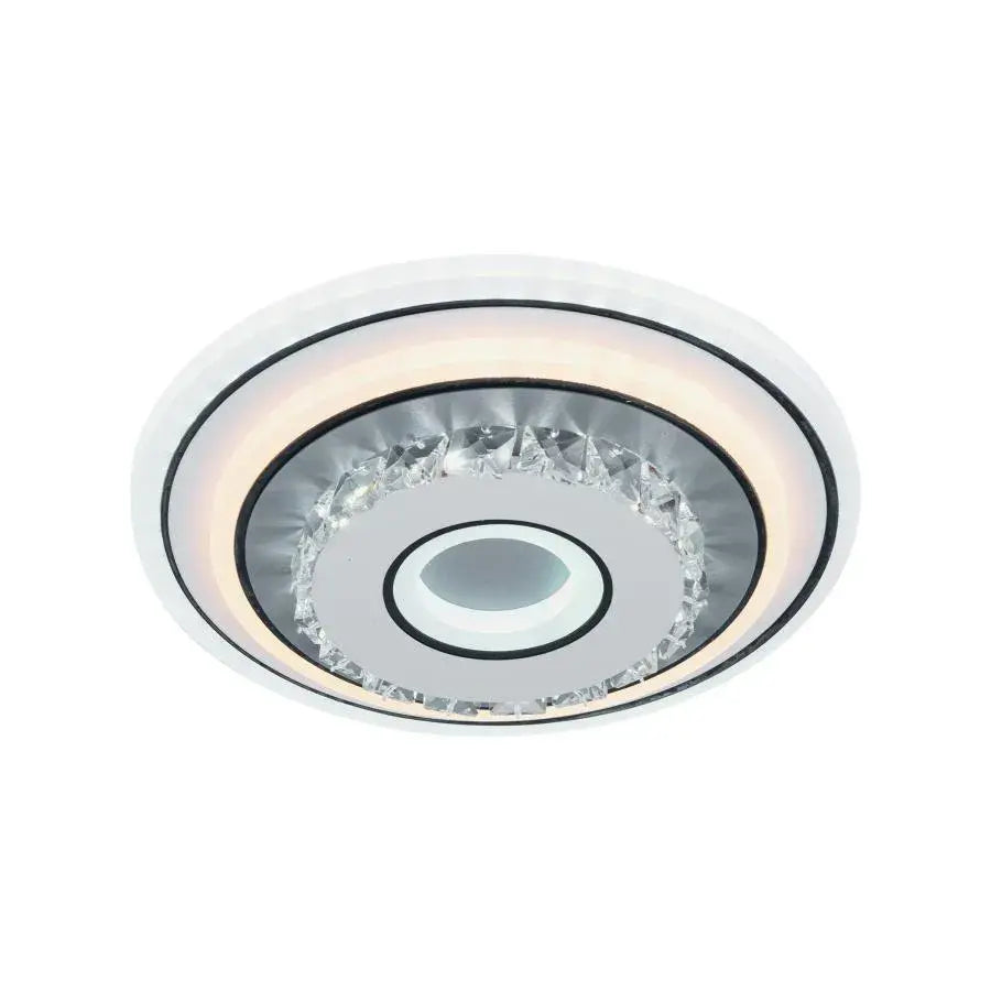 LED crystal chandelier SERILDA 40W, Diameter 20cm, Cold/Warm/Neutral light, White