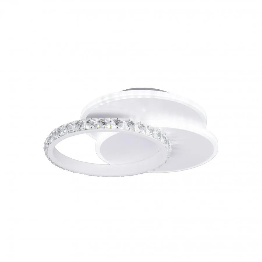Crystal LED chandelier SOFIA 24W, Cold/Warm/Neutral light, White LED chandelier Default Title Alessandro Design