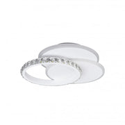 Crystal LED chandelier SOFIA 24W, Cold/Warm/Neutral light, White LED chandelier Default Title Alessandro Design