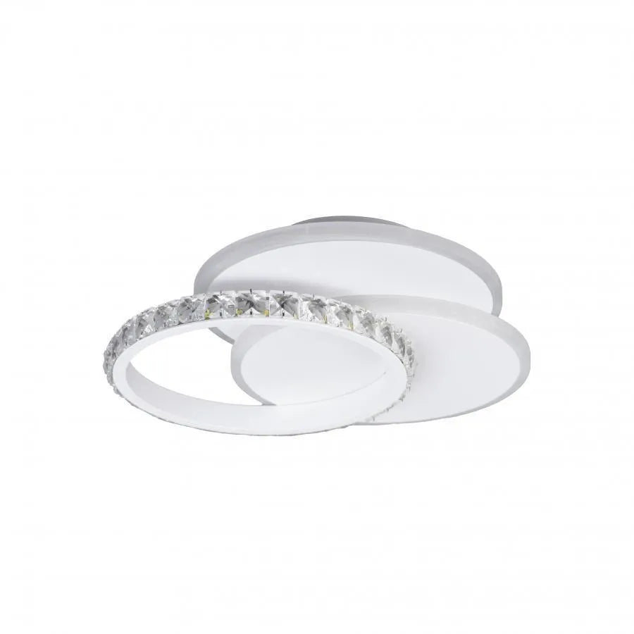 Crystal LED chandelier SOFIA 24W, Cold/Warm/Neutral light, White LED chandelier Default Title Alessandro Design