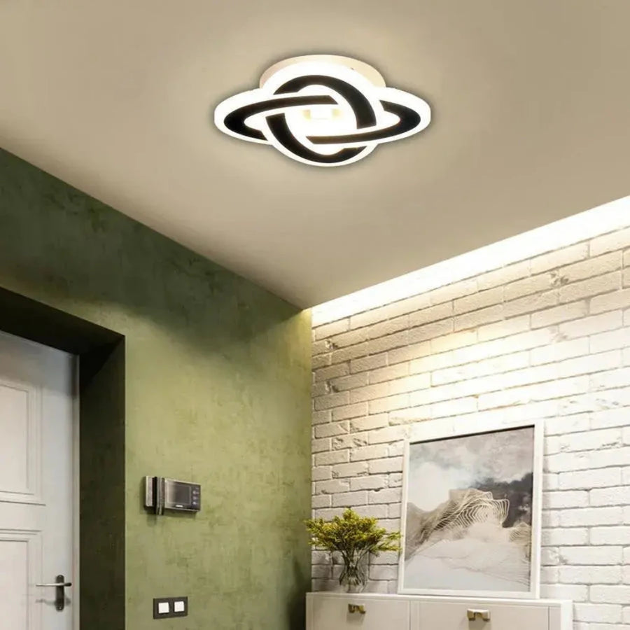 LED Chandelier CRINELLA 44W, Diameter 23cm, Cold/Warm/Neutral light 3000K/4000K/6000K, Black, Metal and Acrylic LED Chandeliers Default Title Alessandro Design