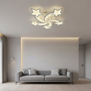 LED chandelier with remote control IPOMOEA 85W, 5 Stars, Cold/Warm/Neutral light, Dimmable, White LED chandelier with remote control Default Title Alessandro Design